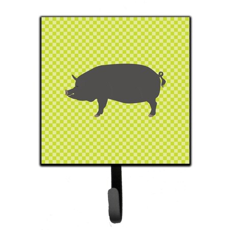 Carolines Treasures Berkshire Pig Green Leash or Key Holder BB7759SH4